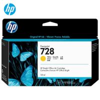 Cartucho de Tinta HP 728 Amarillo F9J65A DesignJet T730, T830 Original - 130ml