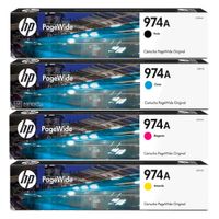 Kit 4 Tinta Epson T974 Workforce WF-C860, WF-C869 Original - 1520ml - 735ml