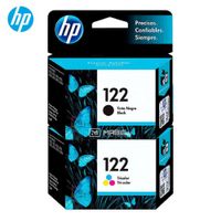 Kit Tinta HP 122 Negro Tricolor Deskjet 1050, 2050, 3050 Original