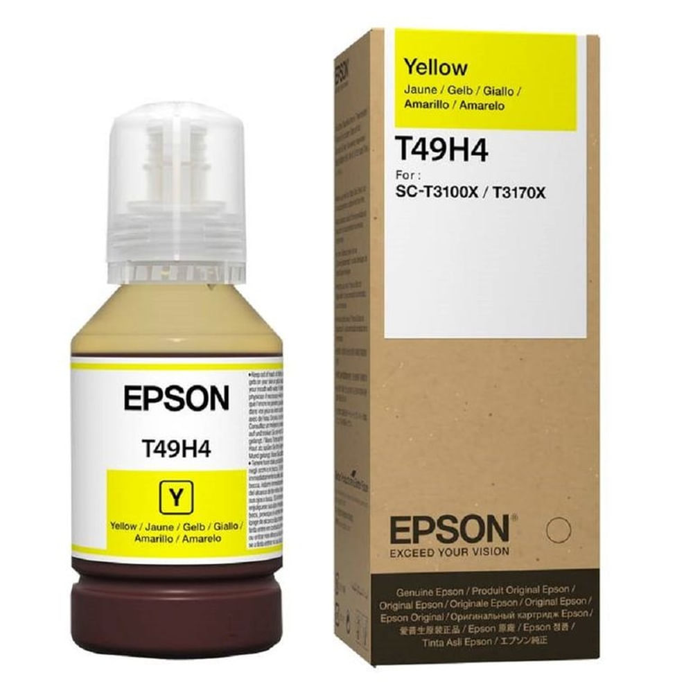 Kit 4 Tinta Epson T49H SC-T3100x, SC-T3170x Original - 140ml
