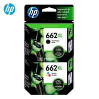 Pack Tinta HP 662XL Negro Tricolor Deskjet 2515, 3515 Original