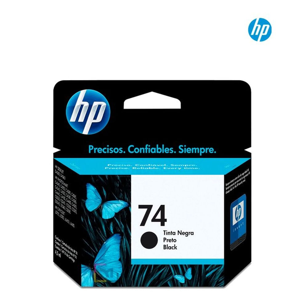Cartucho de Tinta HP 74 Negro CB335WL OfficeJet C4280, D4260, C5280 Original