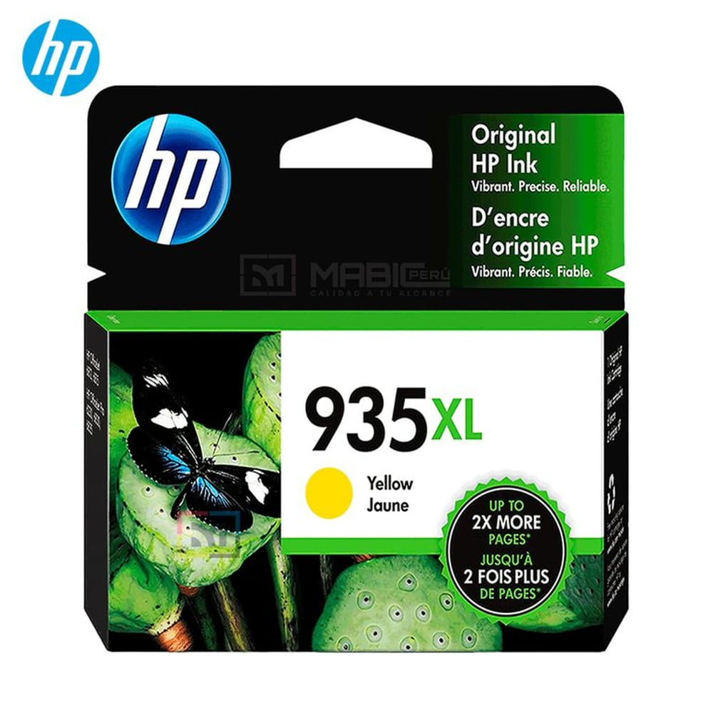 Cartucho de Tinta HP 935XL Amarillo C2P26AL OfficeJet 6320, 6830 Original
