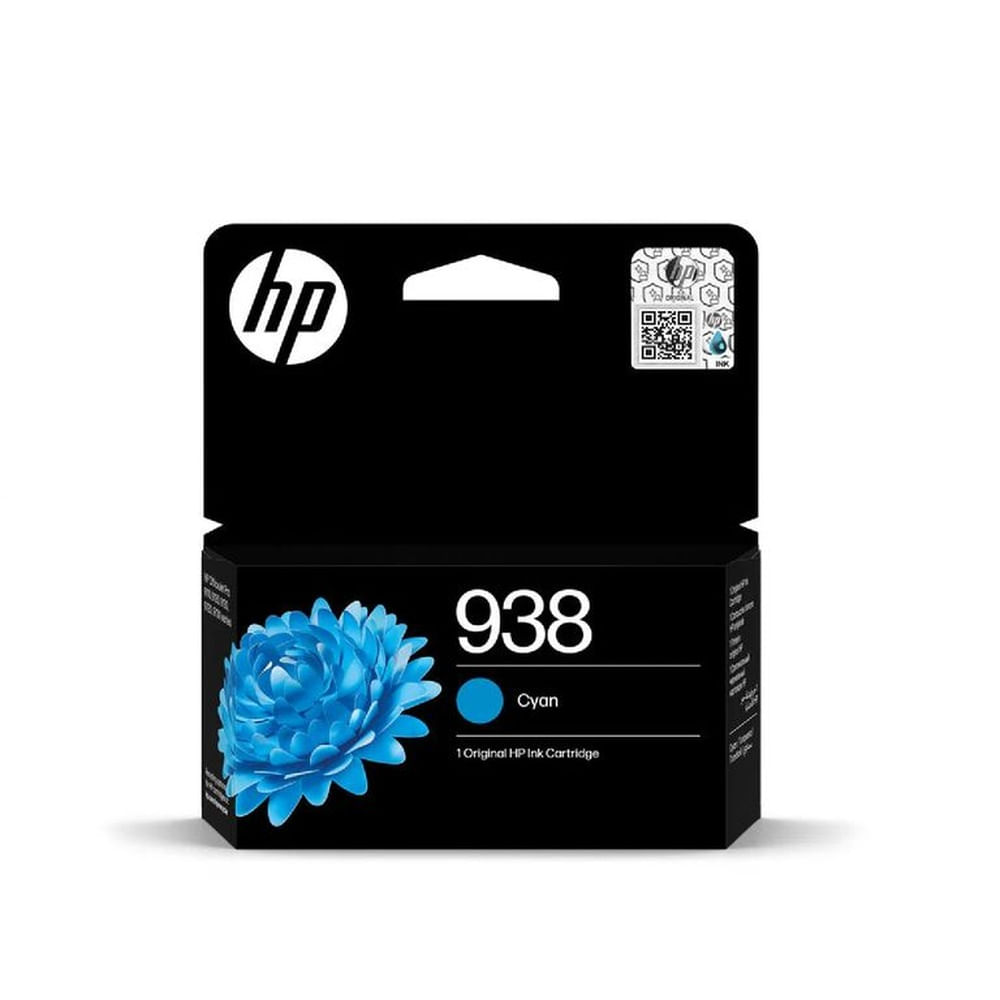 Cartucho de Tinta HP 938 Cian 4S6X5PL OfficeJet 9130, 9730 Original