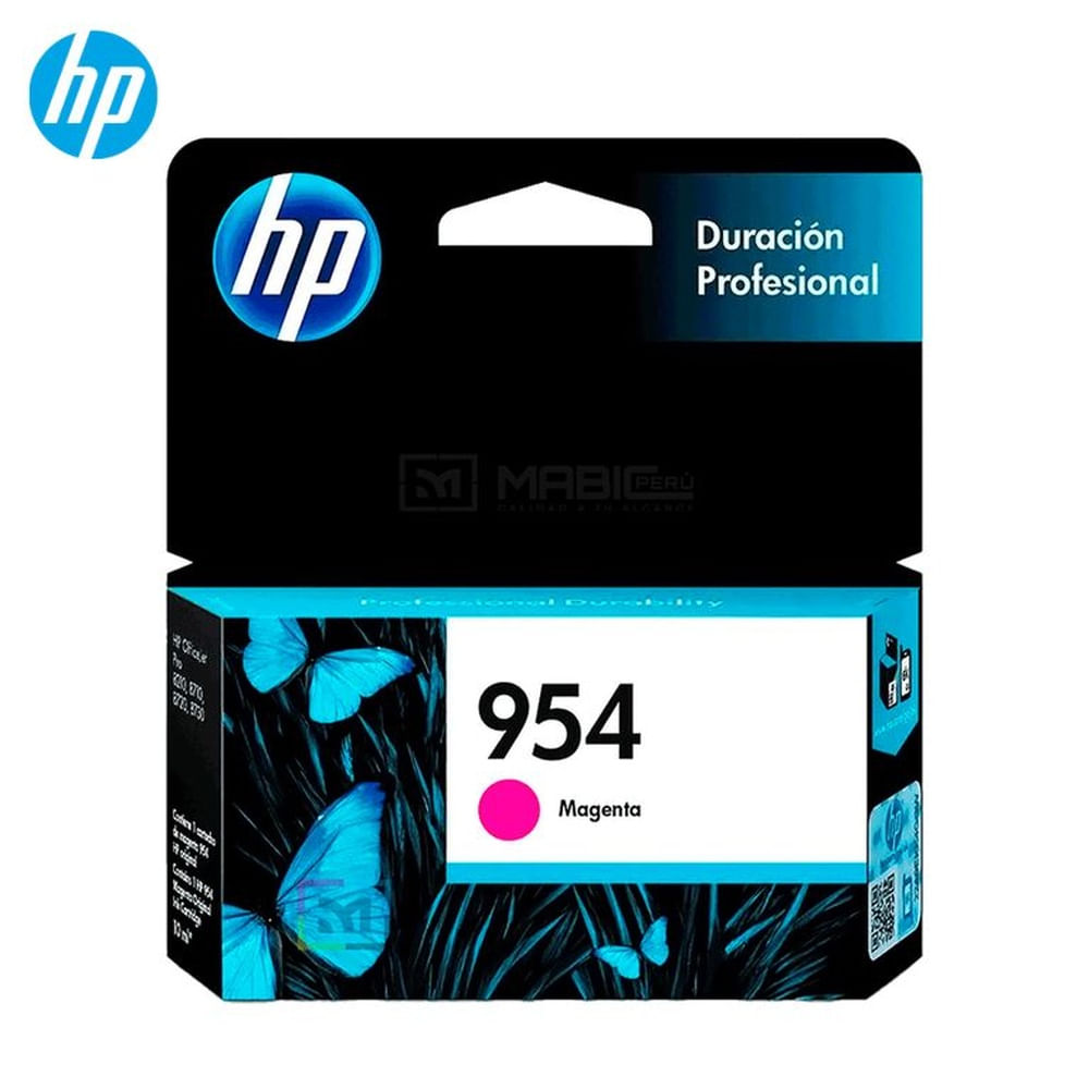 Cartucho de Tinta HP 954 Magenta L0S53AL OfficeJet 7740, 8210, 8730 Original