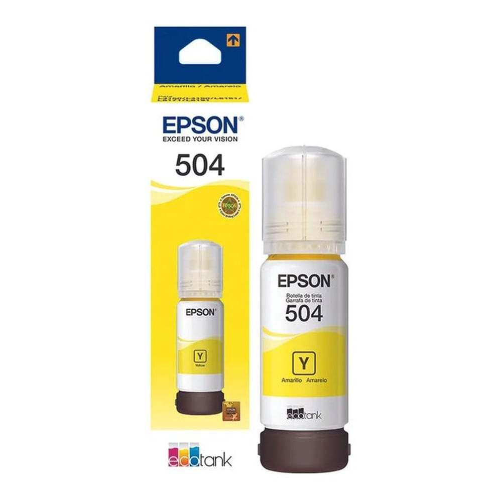 Tinta Epson 504 Amarillo T504420 - 70ml
