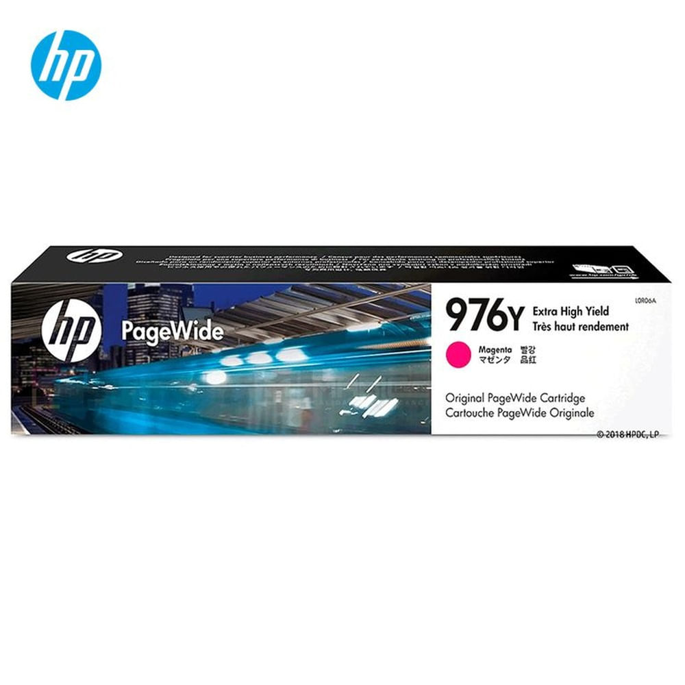 Cartucho de Tinta HP 976Y Magenta L0R06A PageWide Pro 552dw, 577dw Original