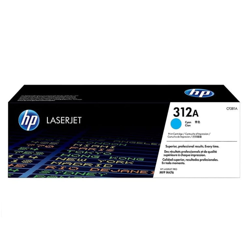 TONER HP 312A CIAN CF381A L.J. M476 ORIGINAL