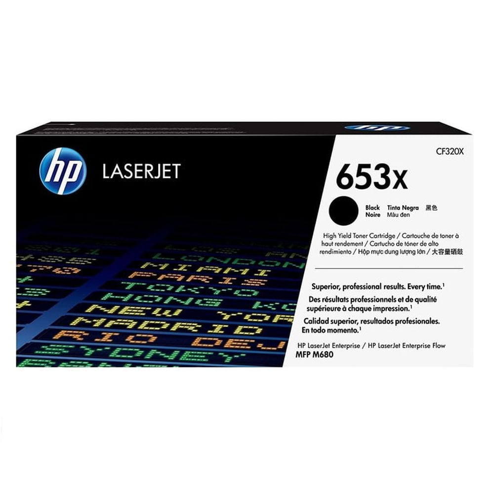 TONER HP 653X NEGRO CF320X L.J.E. M680 ORIGINAL