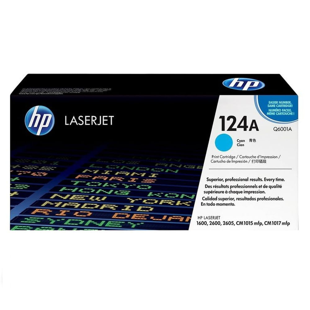 TONER HP 124A CIAN Q6001A L.J. 2600 ORIGINAL