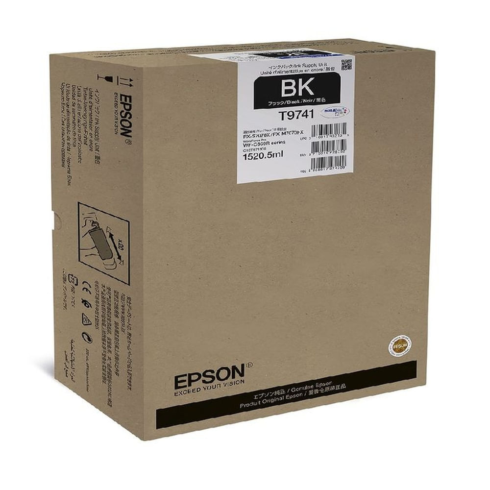 Tinta Epson T974 Negro WorkForce WF-C869R Original - 1520ml