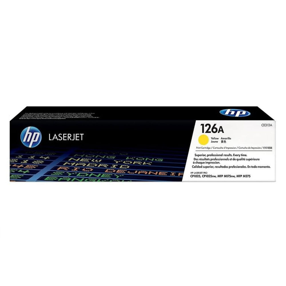 TONER HP 126A AMARILLO CE312A L.J. CP1025 ORIGINAL
