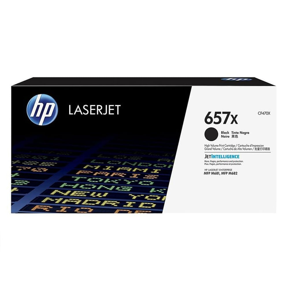 TONER HP 657X NEGRO CF470X L.J.E. M681 ORIGINAL
