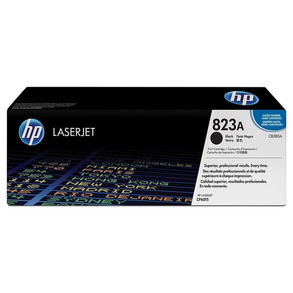 TONER HP 823A NEGRO CB380A L.J. CP6015 ORIGINAL