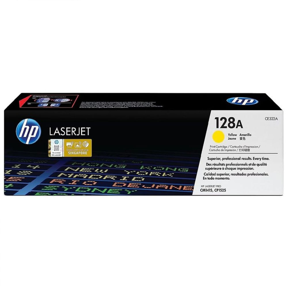 TONER HP 128A AMARILLO CE322A L.J. CM1415 ORIGINAL