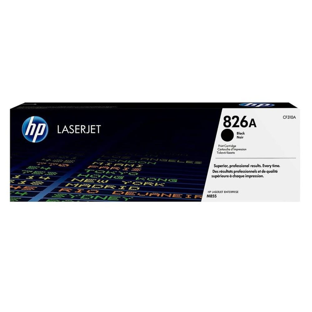 TONER HP 826A NEGRO CF310A L.J. M855DN ORIGINAL
