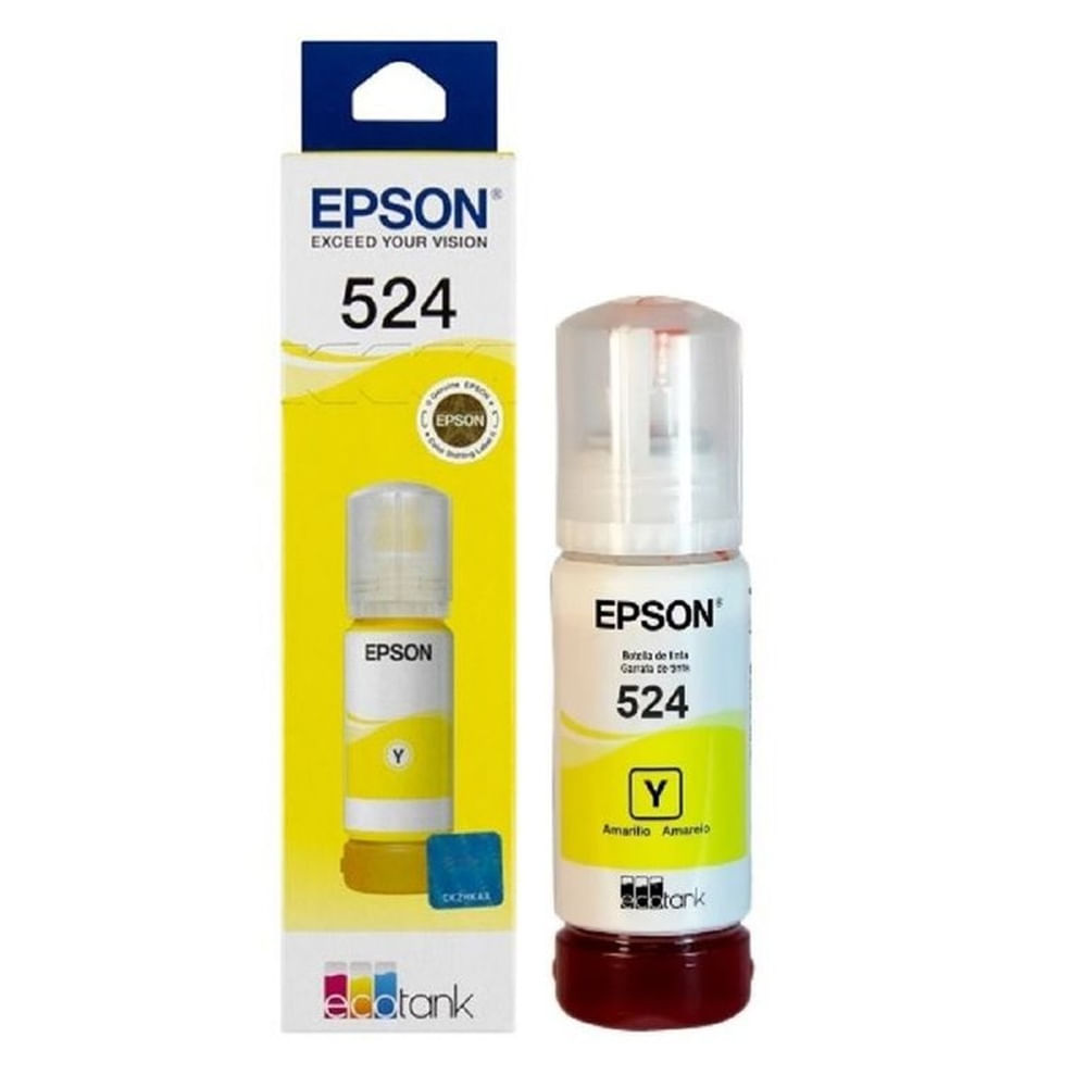 Tinta Epson T524 Amarillo Ecotank L15150 Original - 70ml