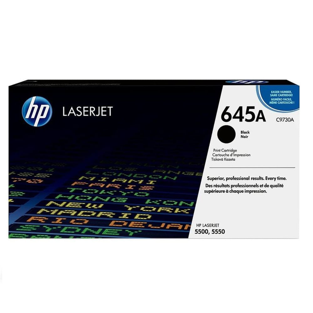 TONER HP 645A NEGRO C9730A L.J. 5500 ORIGINAL