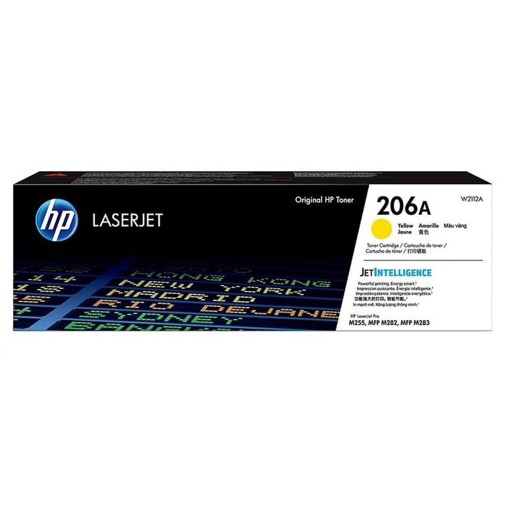 TONER HP 206A AMARILLO W2112A L.J. M255 ORIGINAL