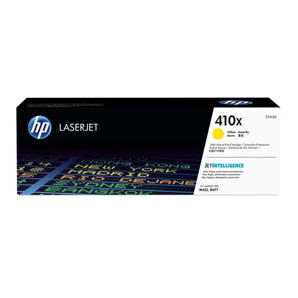 TONER HP 410X AMARILLO CF412X L.J. M452, M477 ORIGINAL