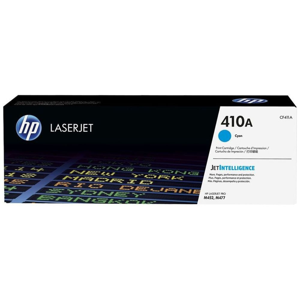 TONER HP 410A CIAN CF411A L.J. M452, M477 ORIGINAL