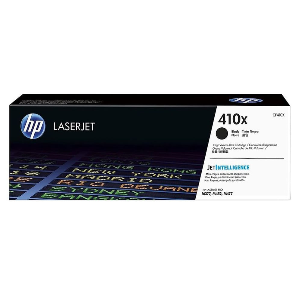 TONER HP 410X NEGRO CF410X L.J. M452, M477 ORIGINAL