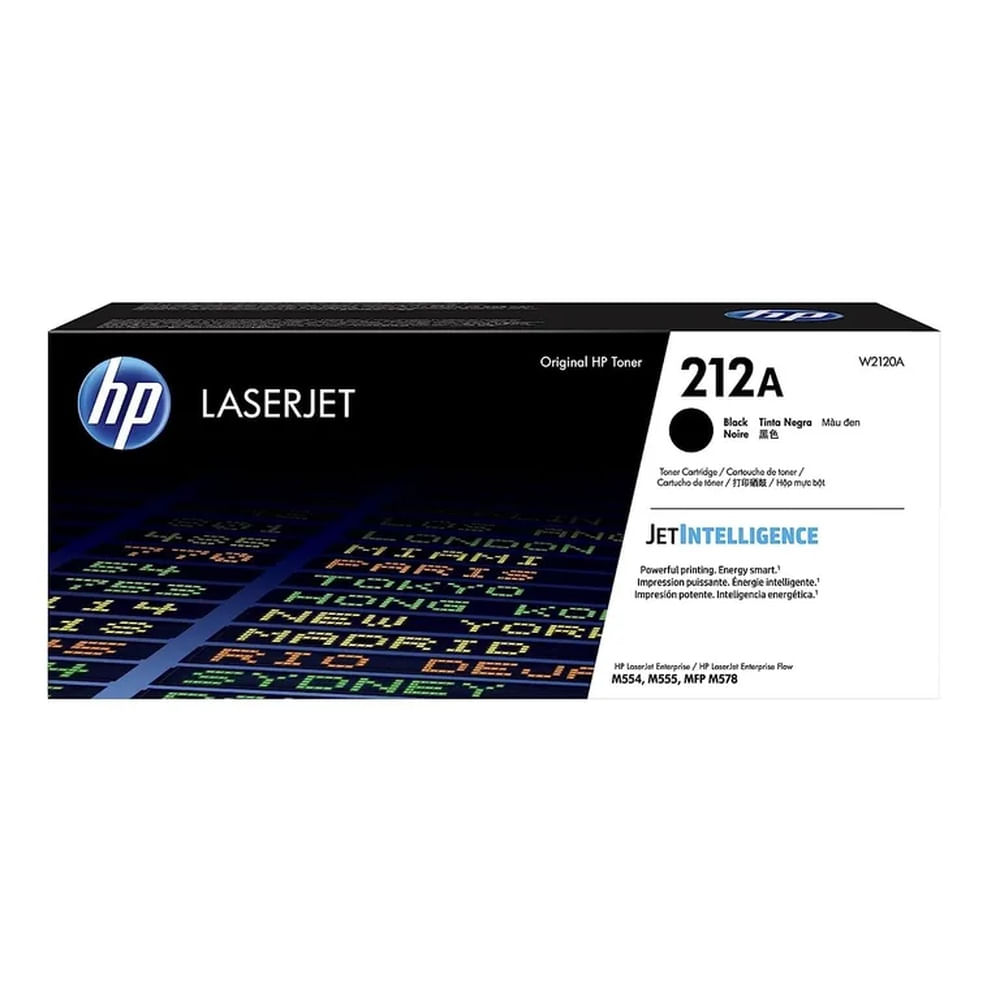 TONER HP 212A NEGRO W2120A L.J. M555, M578 ORIGINAL