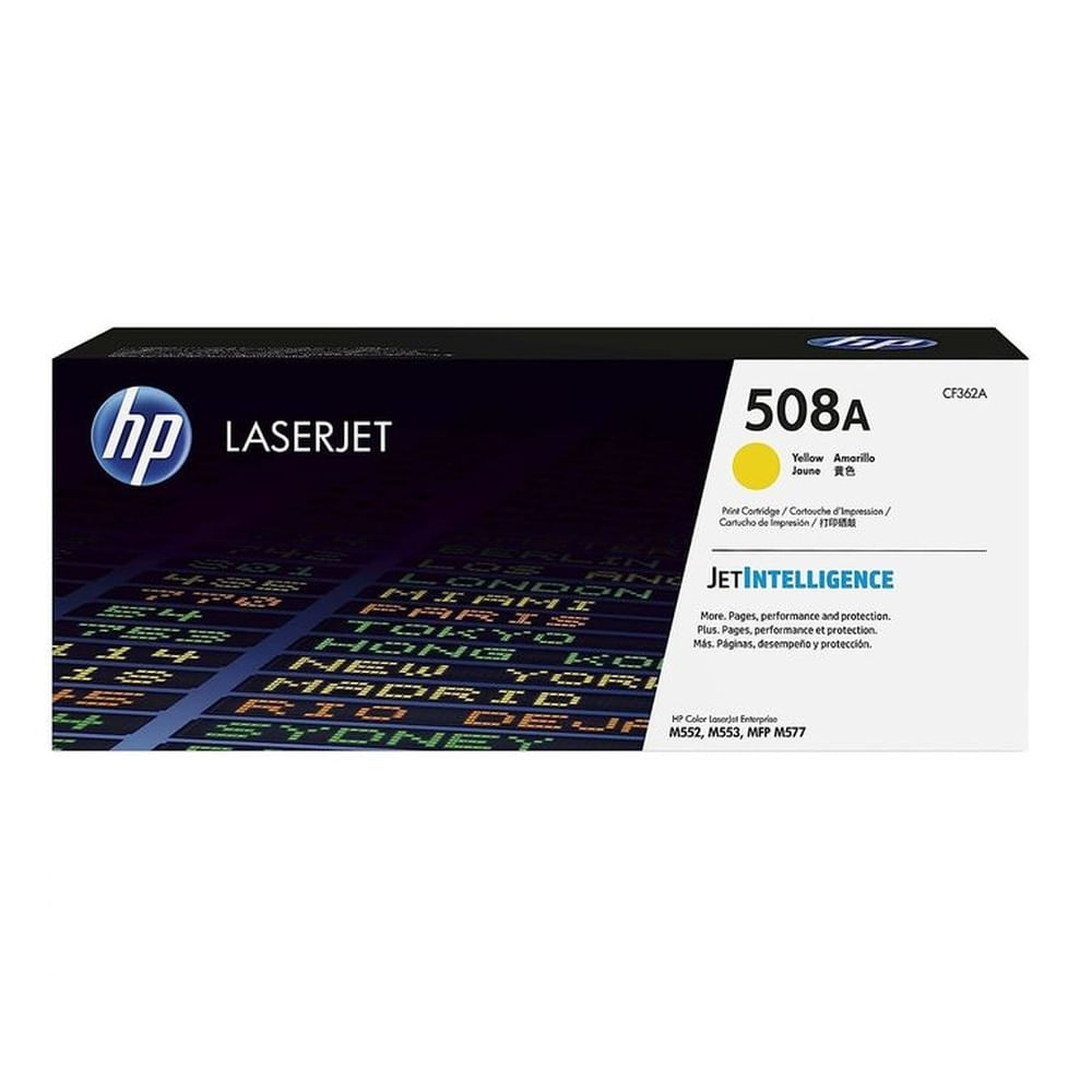 TONER HP 508A AMARILLO CF362A L.J. M552 ORIGINAL
