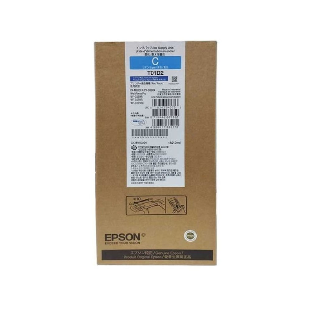 Tinta Epson T01D Cian T01D220 - 182ml