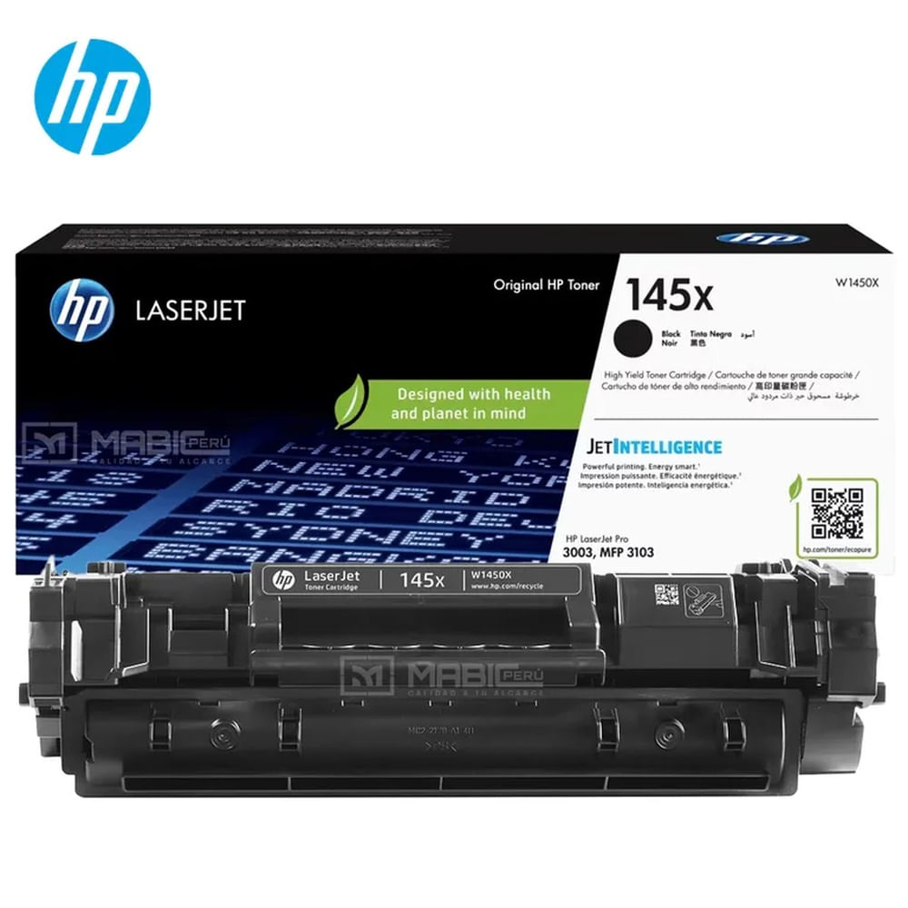 TONER HP 145X NEGRO W1450X L.J. PRO 3001, 3002, 3003, 3004 ORIGINAL