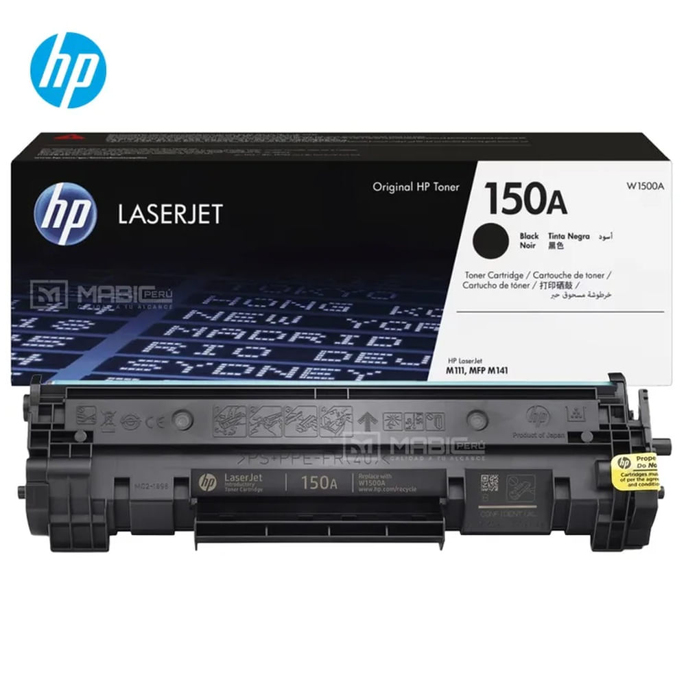 TONER HP 150A NEGRO W1500A L.J. MFP M111W, M141w ORIGINAL