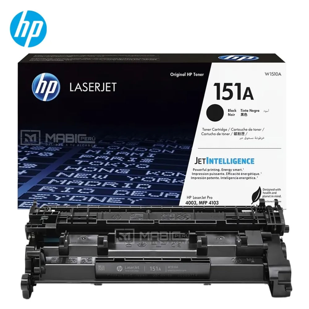 TONER HP 151A NEGRO W1510A L.J. 4003, MFP 4103 ORIGINAL