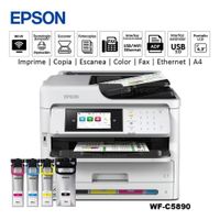 Impresora Multifuncional Epson WorkForce Pro WF-C5890 WiFi Red Fax ADF