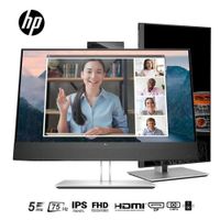 Monitor HP E24mv G4, 24 FHD IPS, 60Hz, 5ms, Pivote, Cámara Web, Parlante
