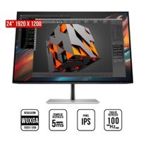 Monitor HP Serie 7 Pro 724pu, 24"" WUXGA FHD, 100Hz, 5ms, Pivote