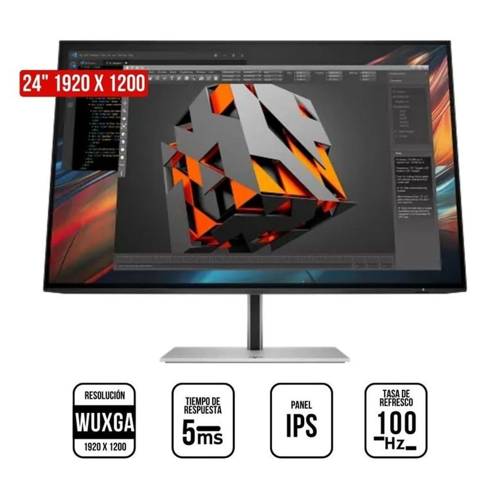 Monitor HP Serie 7 Pro 724pu, 24"" WUXGA FHD, 100Hz, 5ms, Pivote