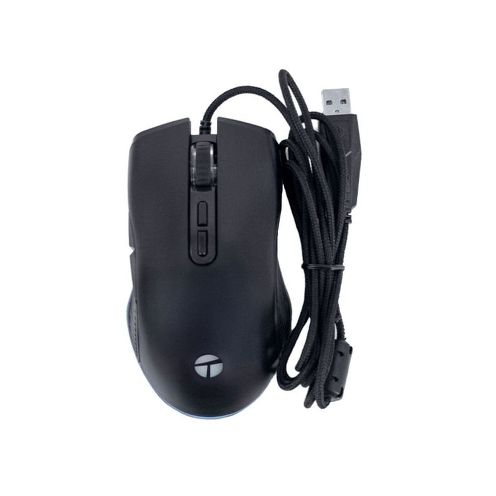 MOUSE GAMER TEROS TE-1233G DPI HASTA 7200 RGB7 BOTONES USB NEGRO