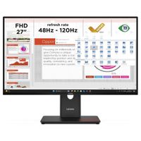 Monitor Lenovo ThinkVision T27-40, 27 WLED FHD IPS, 120Hz, 4ms, Pivote