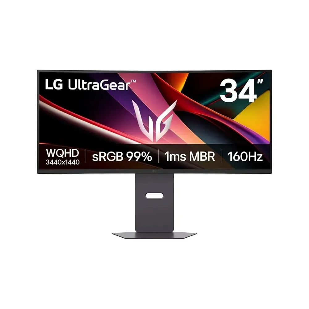 Monitor LG UltraGear G6 34G600A-B, 34 Curvo WQHD VA 2K, 160Hz, 1ms, Parlante
