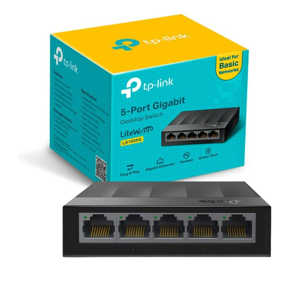 SWITCH TP-LINK DE MESA LS1005G 5 -PORT 10 /100/ 1000