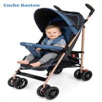 COCHE BASTON PARA BEBE CON TAPAPIES AZUL