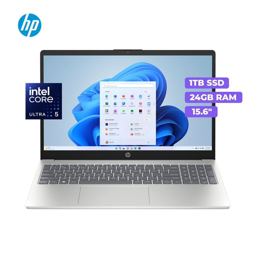 Laptop Hp 15-FD2355LA Intel Core Ultra 5 225U 24GB 1TB SSD 15.6 HD