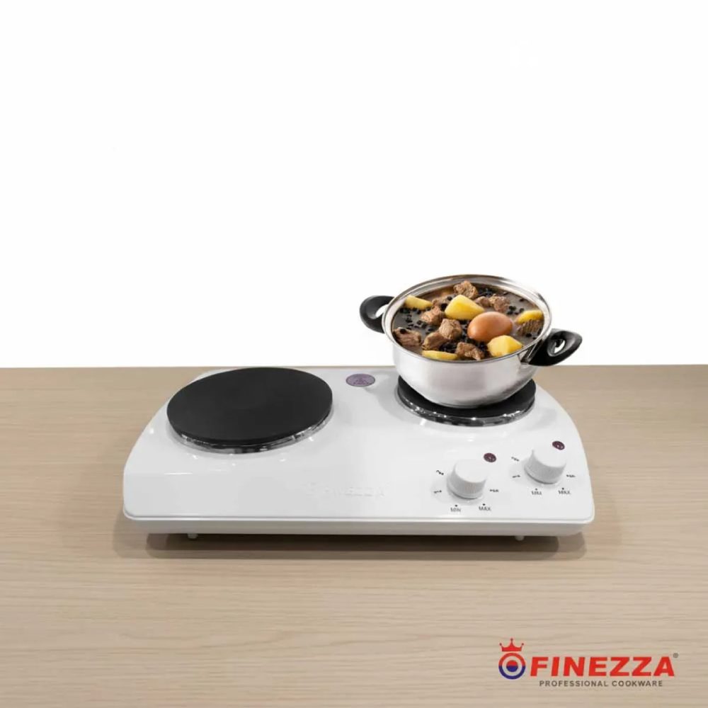 Cocina Eléctrica Finezza FZ-203D3B 2 Hornillas