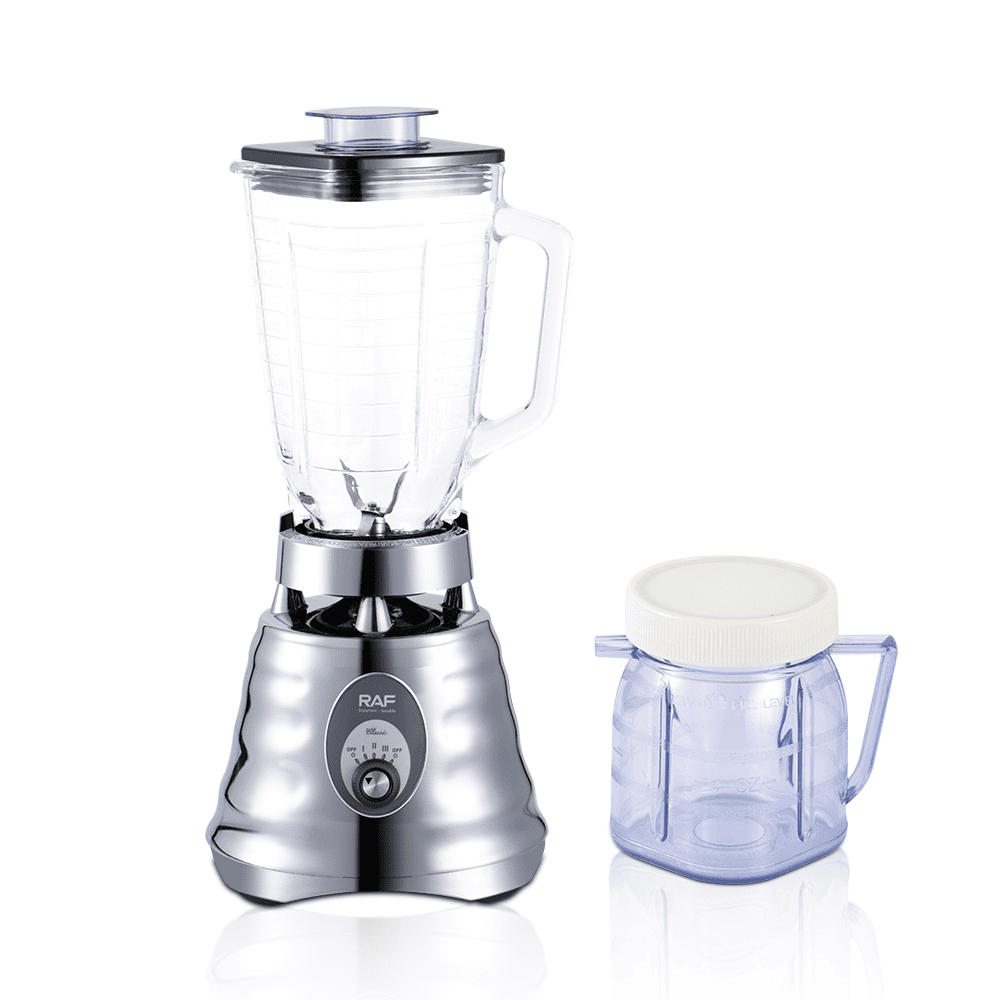 LICUADORA ELÉCTRICA 2 EN 1 - 1.25L 500W PICA HIELO RAF R.2899