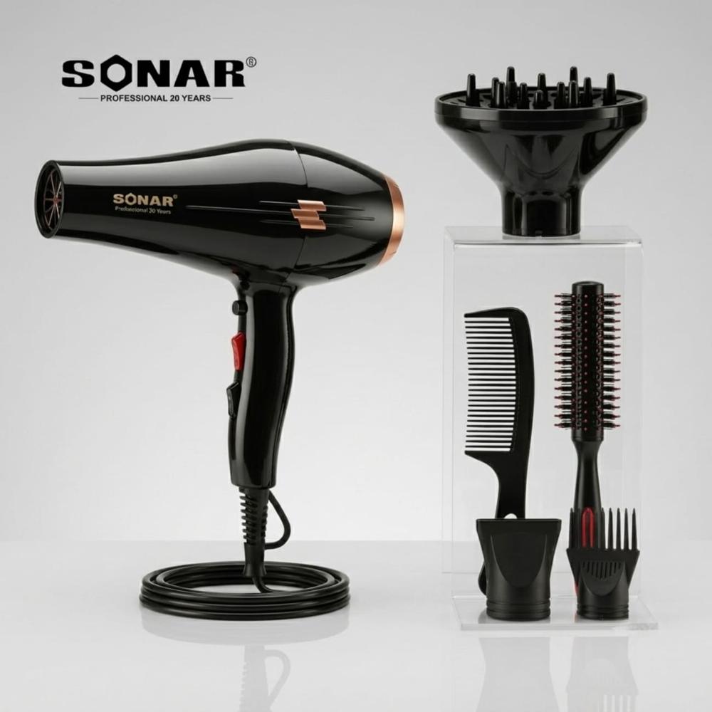 Secadora y Moldeador de Cabello 5 en 1 Profesional Sonar
