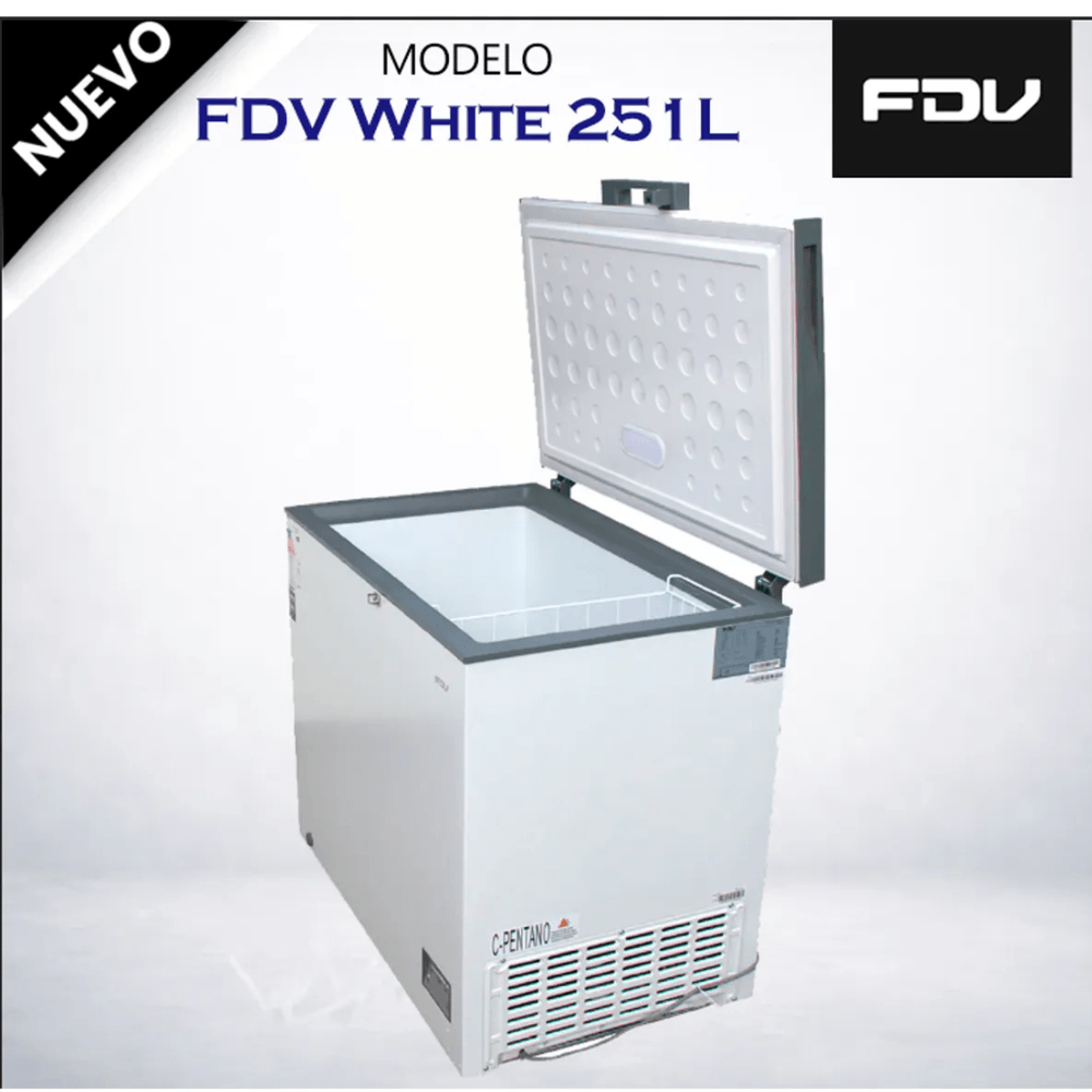 Congelador FDV 251 Litros Blanco Digital
