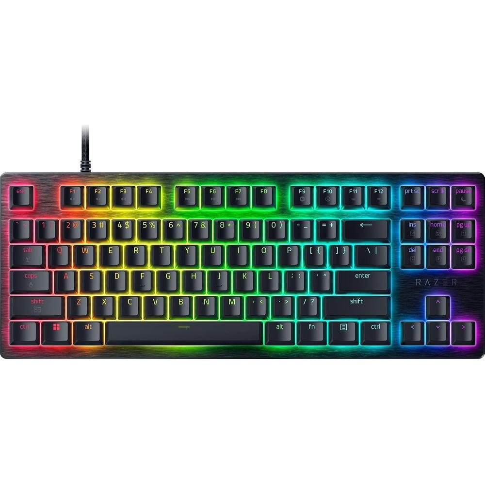 TECLADO ALÁMBRICO GAMER RAZER HUNTSMAN V3 HE TKL| NEGRA