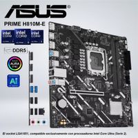 PLACA ASUS PRIME H810M-E DDR5 SOCKET LGA1851