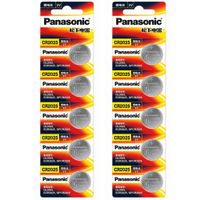 Pila Botón Panasonic CR2025 3V Litio Blíster x10