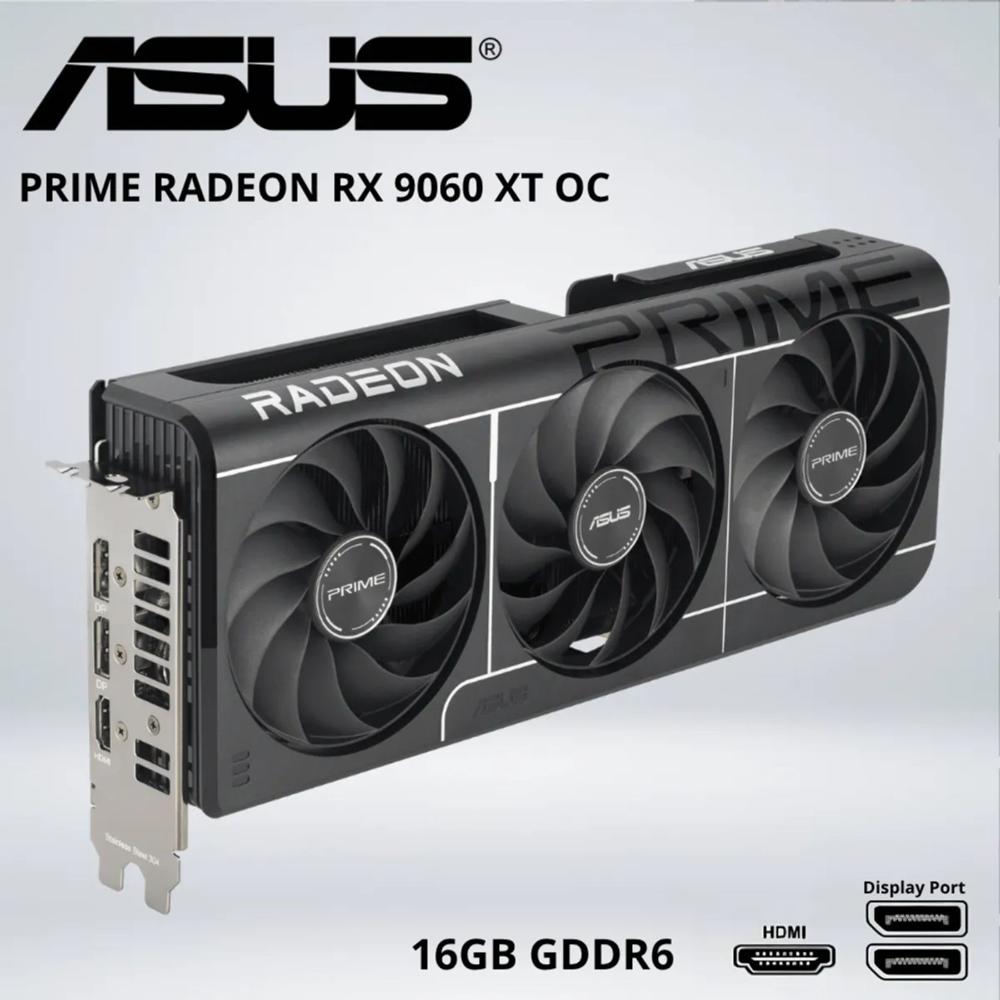 TARJETA GRÁFICA - ASUS Prime Radeon RX 9060 XT OC 16GB GDDR6
